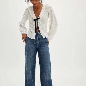 Agolde Dame Wide Leg Jeans